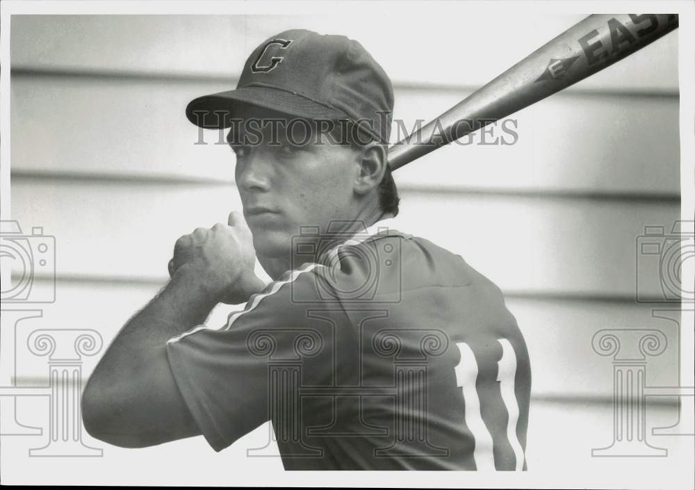 Press Photo Oswego baseball player Mike Boqzceick. - sys16353- Historic Images