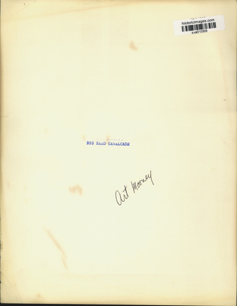 Press Photo Art Mooney of the Big Band Cavalcade - syx01069