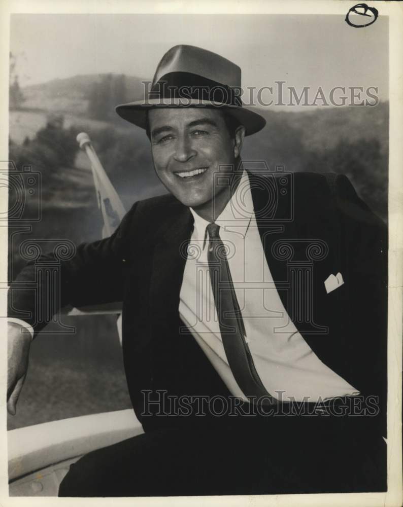 1960 Press Photo Ray Milland in &quot;A Princely Sum&quot; on Markham - syx01252