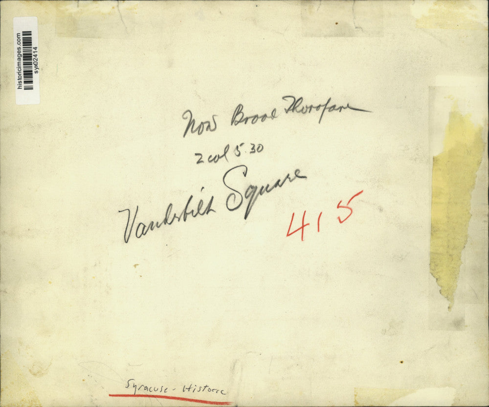 Press Photo Vanderbilt Square, in historic Syracuse - syx02414