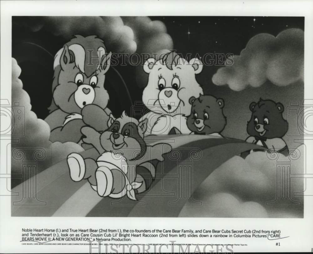 1986 Press Photo Scene from "Care Bears Movie II: A New Generation" - syx02463