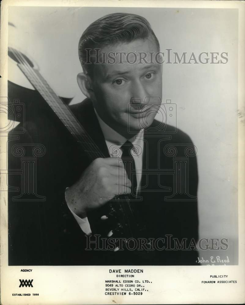 Press Photo Dave Madden, Music Director - syx04899- Historic Images