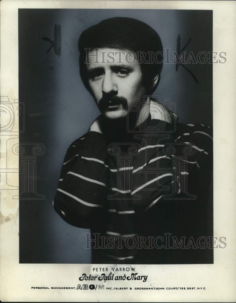 Press Photo Peter Yarrow of Musical Group Peter, Paul and Mary - syx05391- Historic Images