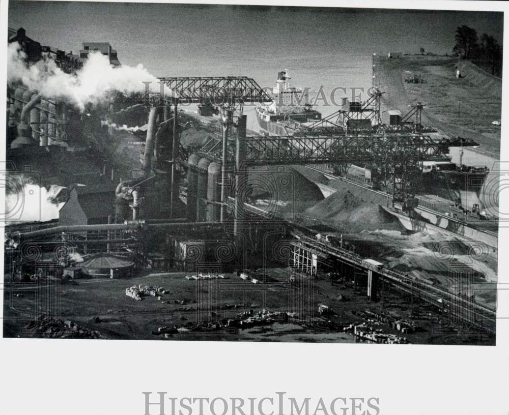 1981 Press Photo Fairless Works of United States Steel Corporation, US