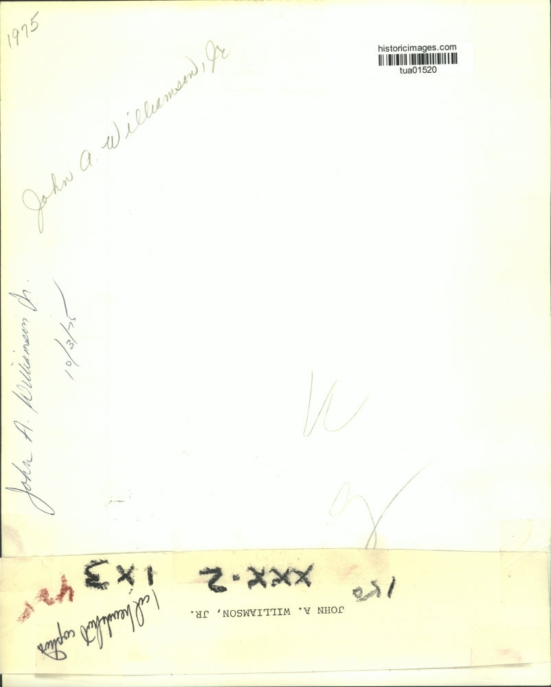 1975 Press Photo John A. Williamson Jr. - tua01520