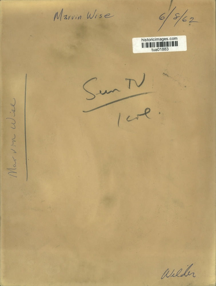 1962 Press Photo Marvin Wise - tua01883