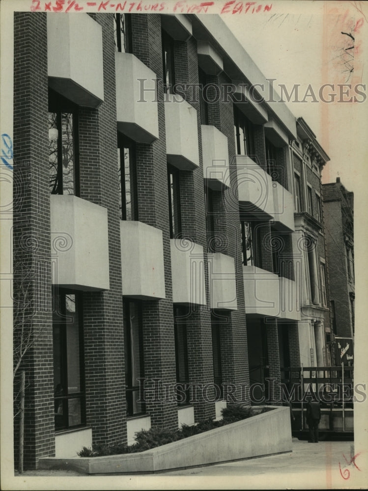 1968 Press Photo Civil Service Employees Association headquarters. Albany, NY- Historic Images