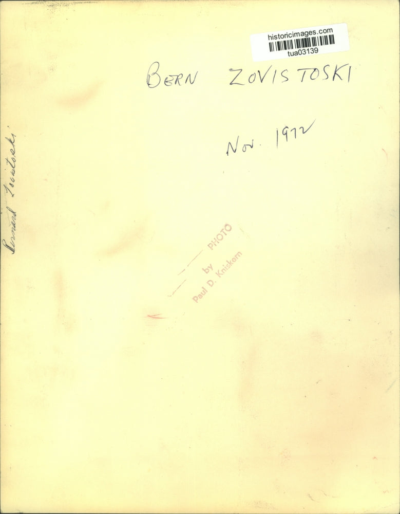 1972 Press Photo Bernard Zovistoski - tua03139