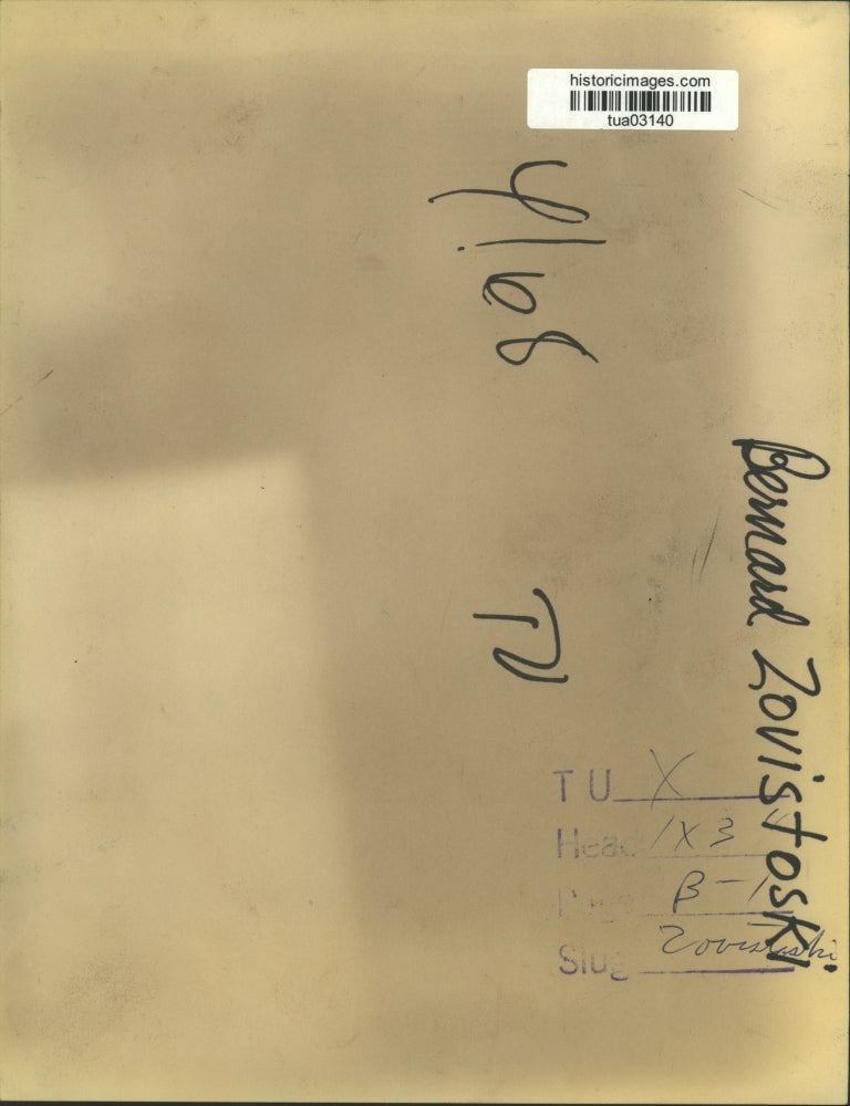 1968 Press Photo Bernard Zovistoski - tua03140