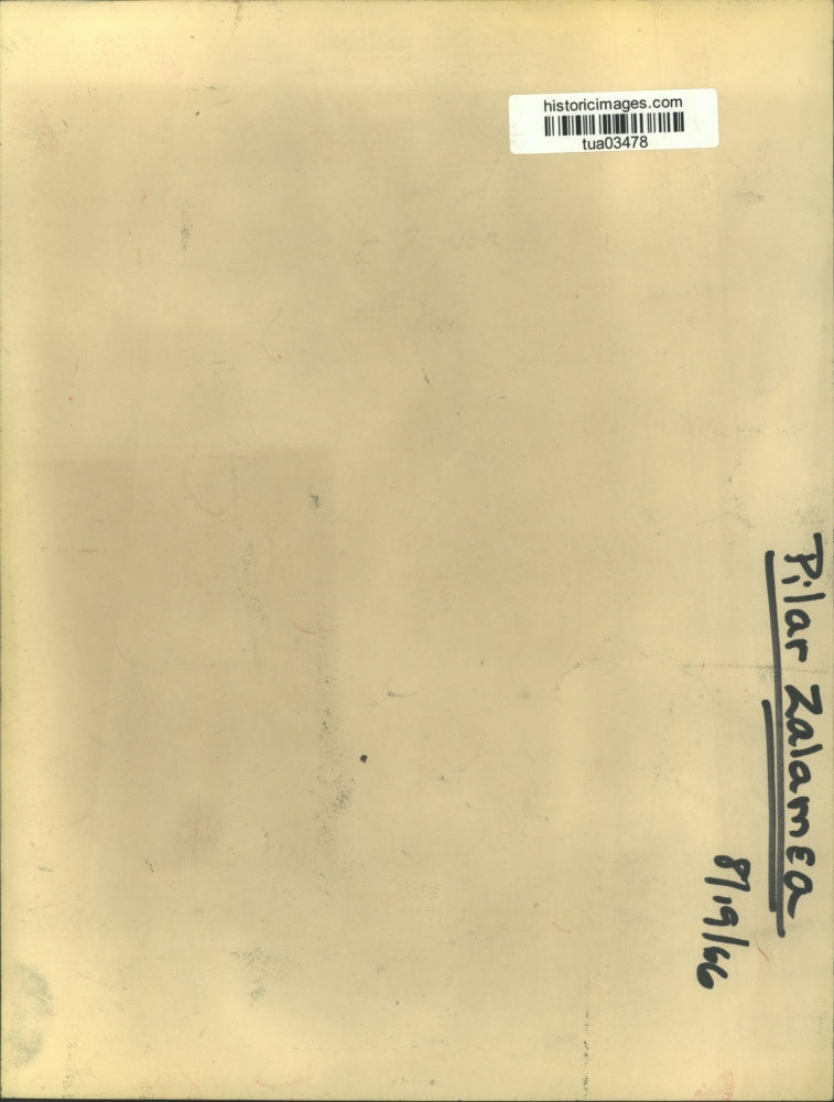 1966 Press Photo Pilar Zalamea - tua03478