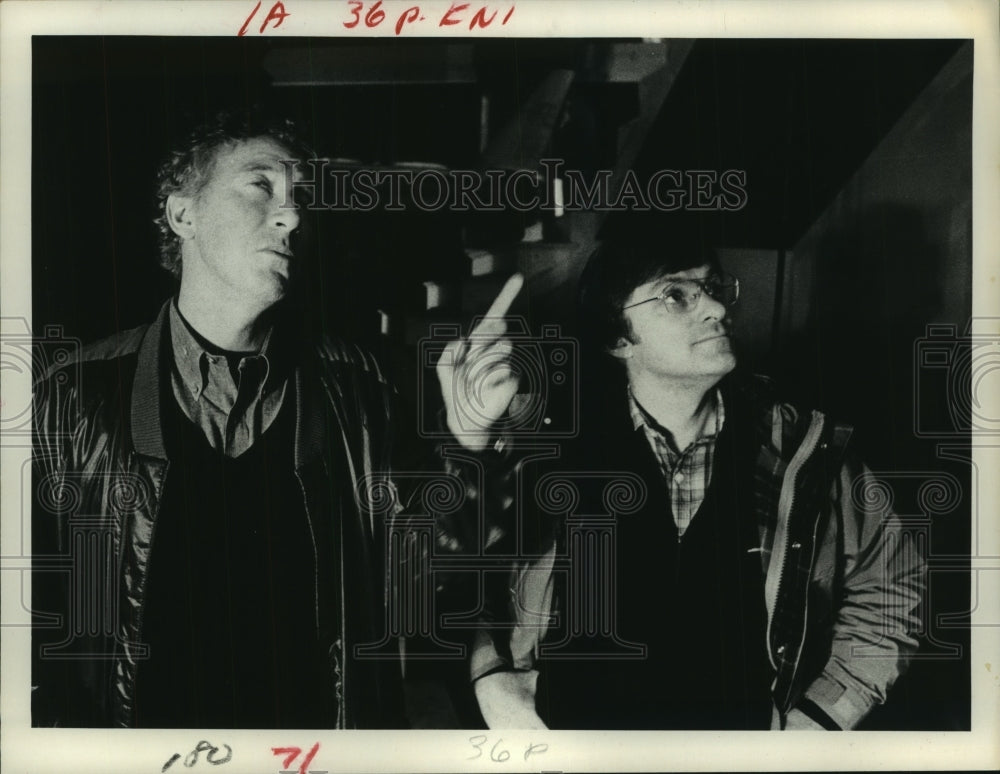 1981 Press Photo Michael Seymour &amp; Norm Newberry, Art Director - tua04098- Historic Images