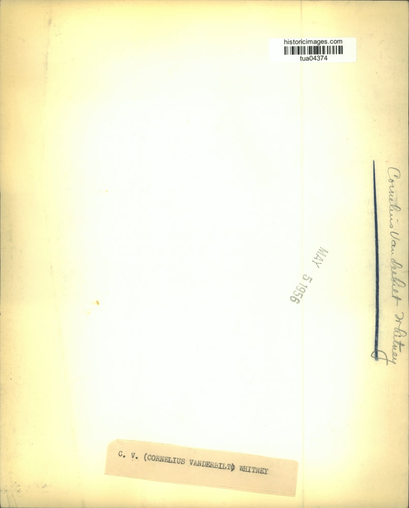 1956 Press Photo Cornelius Vanderbilt "Sonny" Whitney - tua04374