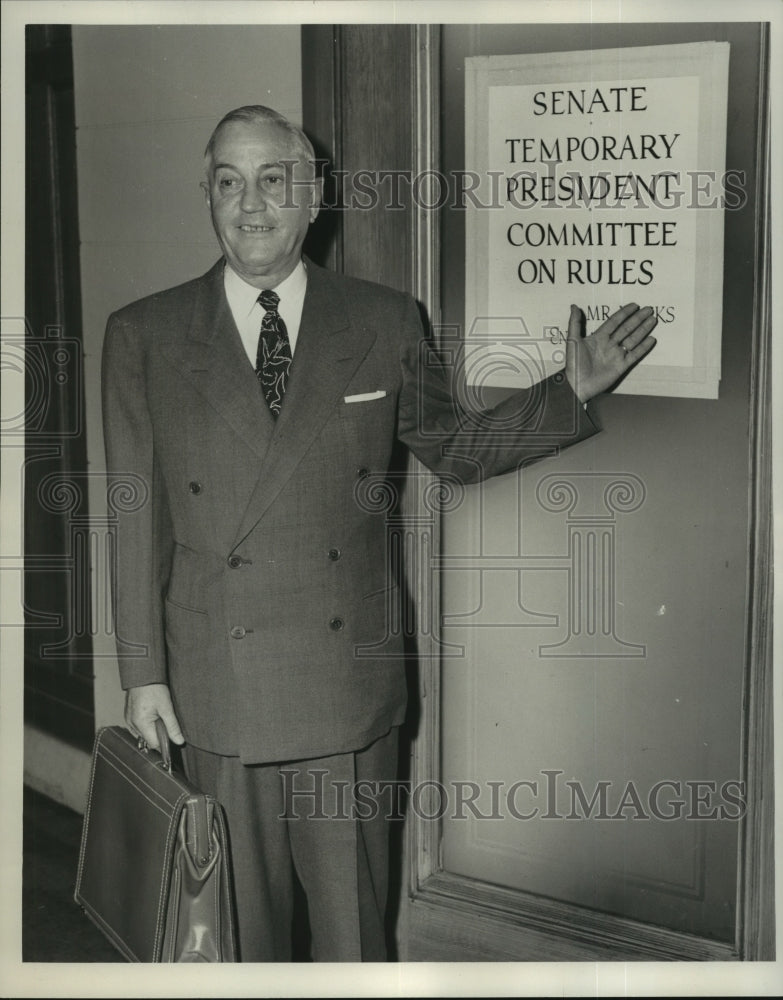 Load image into Gallery viewer, 1953 Press Photo New York State Senator Arthur Wicks - tua04424
