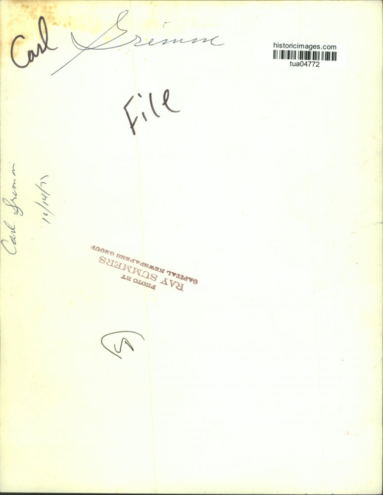 1971 Press Photo Carl Grimm - tua04772