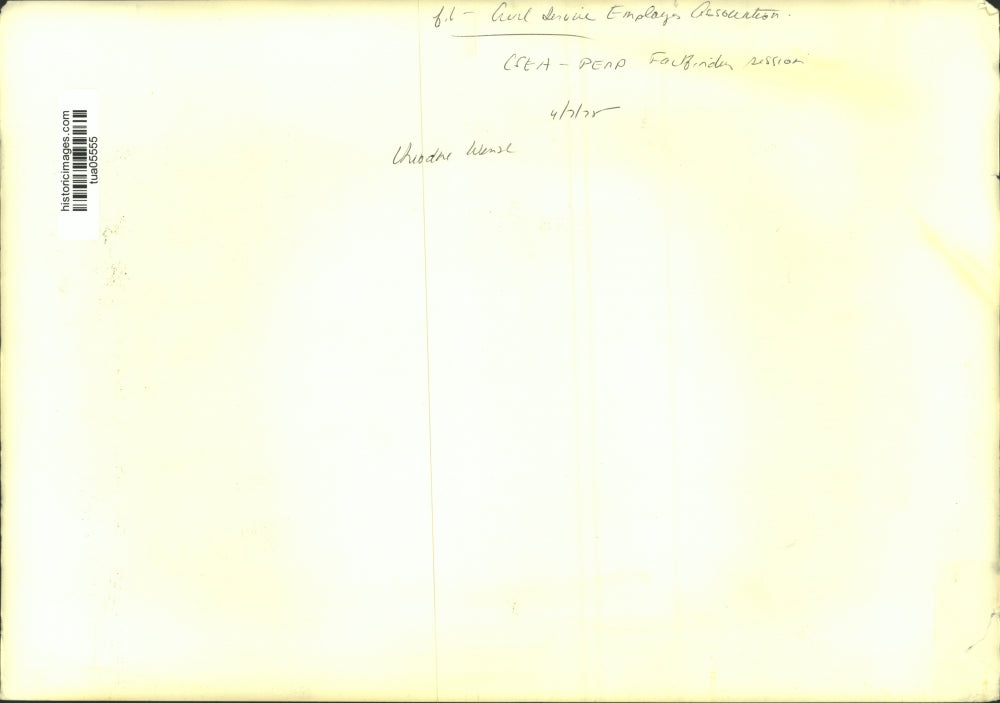 1978 Press Photo Civil Service Employees Association Fact-finder Session