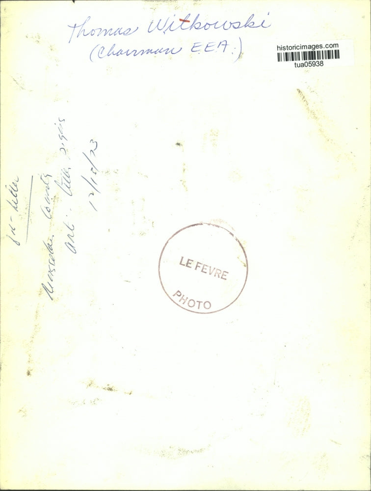 1973 Press Photo Thomas Witkowski, Chairman of EEA, Rensselaer County