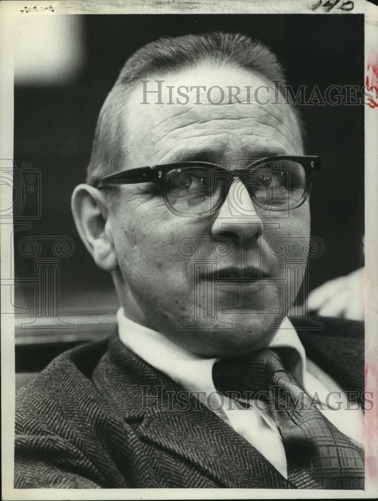 1974 Press Photo Troy City Engineer John Willson - tua05954- Historic Images