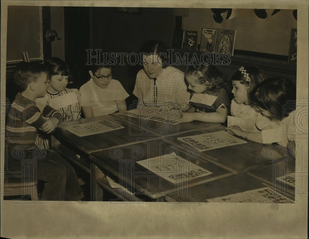 1957 Press Photo Junior Historians, Middleburgh, New York Central School