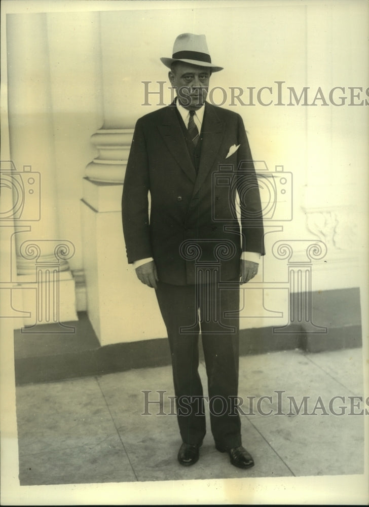 1934 Press Photo New Recovery Board chairman S. Clay Williams, Washington, D.C.