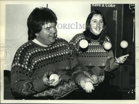 1989 Press Photo Joe Murray & fiance Susan Kirby in Saratoga Springs, New York- Historic Images