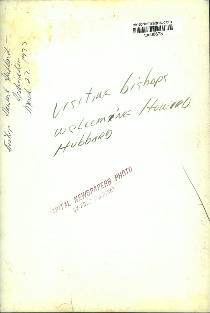 1975 Press Photo Ordination ceremony for Bishop Howard Hubbard in Albany, NY