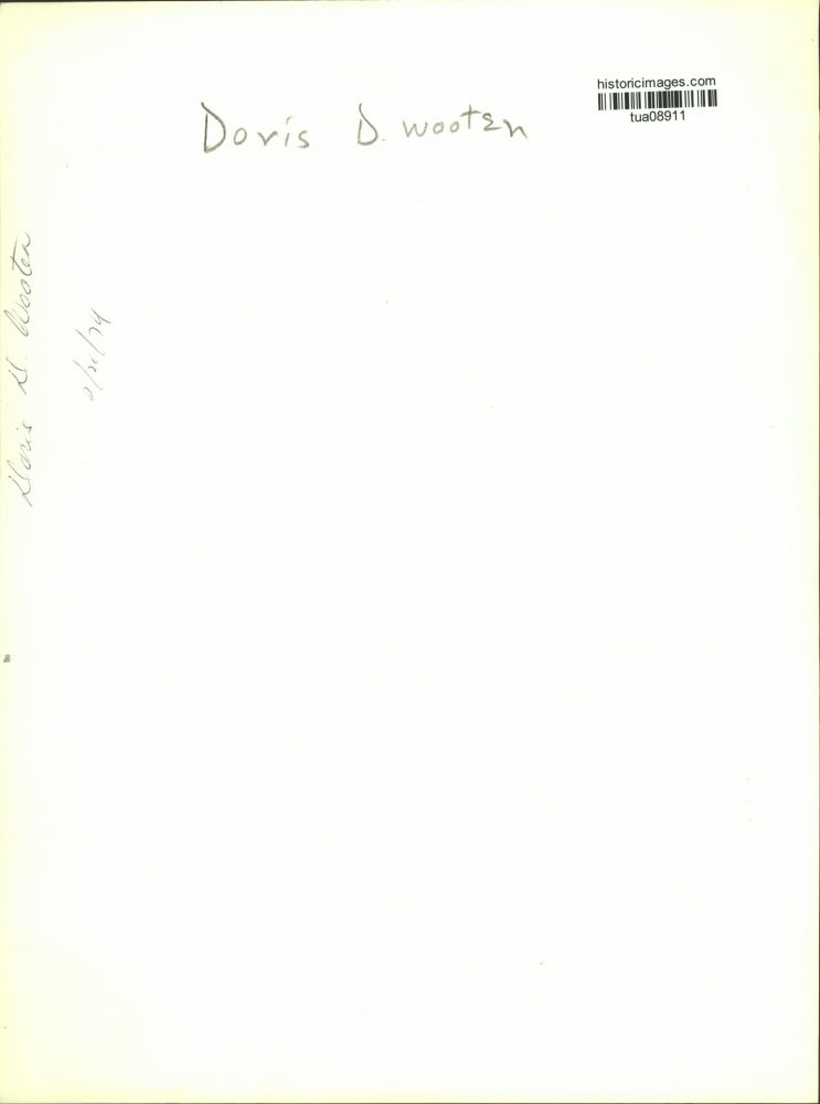 1974 Press Photo Doris D. Wooten - tua08911