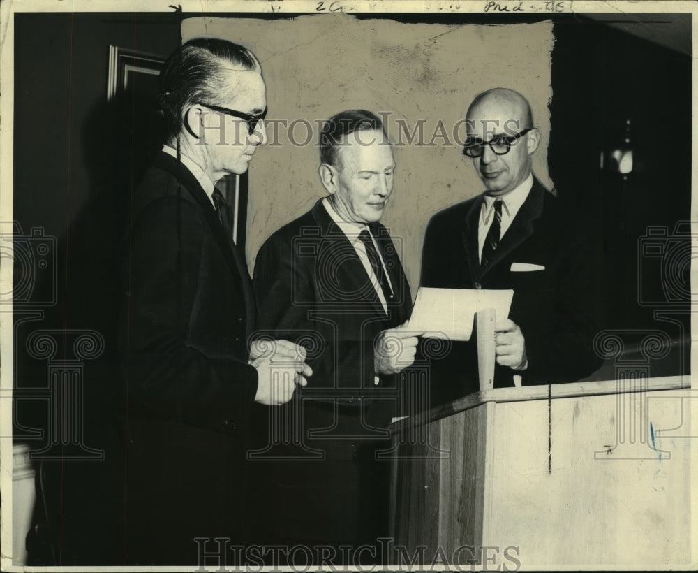 1965 Press Photo Albany, NY Realtors Frank Mulligan, Robert Smith, & Joseph Mann- Historic Images