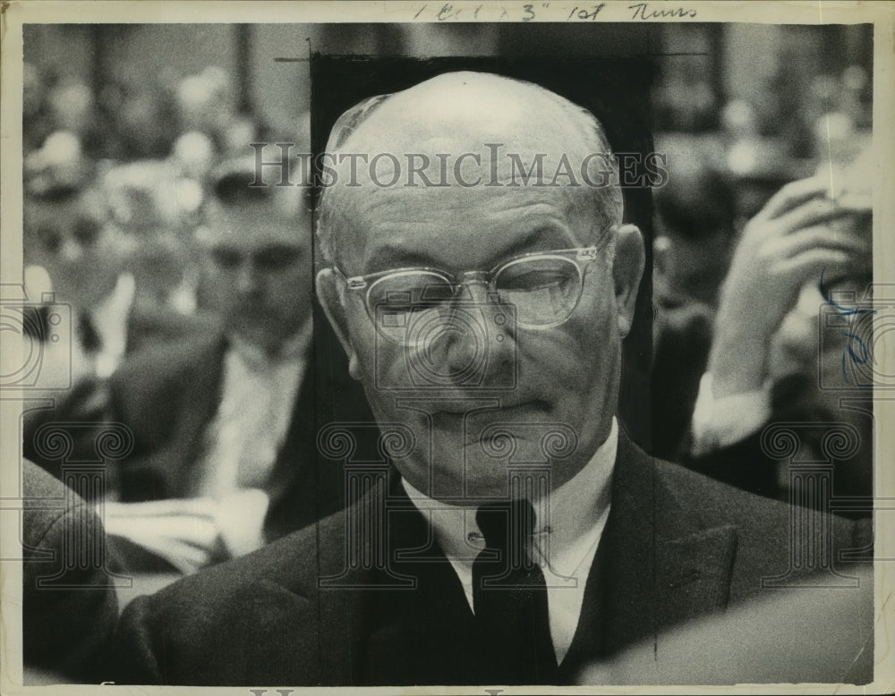 1961 Press Photo New York State Senate Minority Leader Joseph Zaretzki