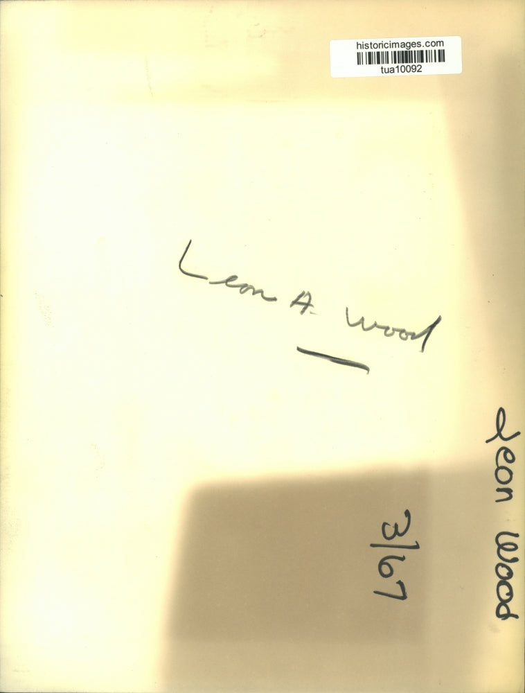 1967 Press Photo Leon A. Wood - tua10092