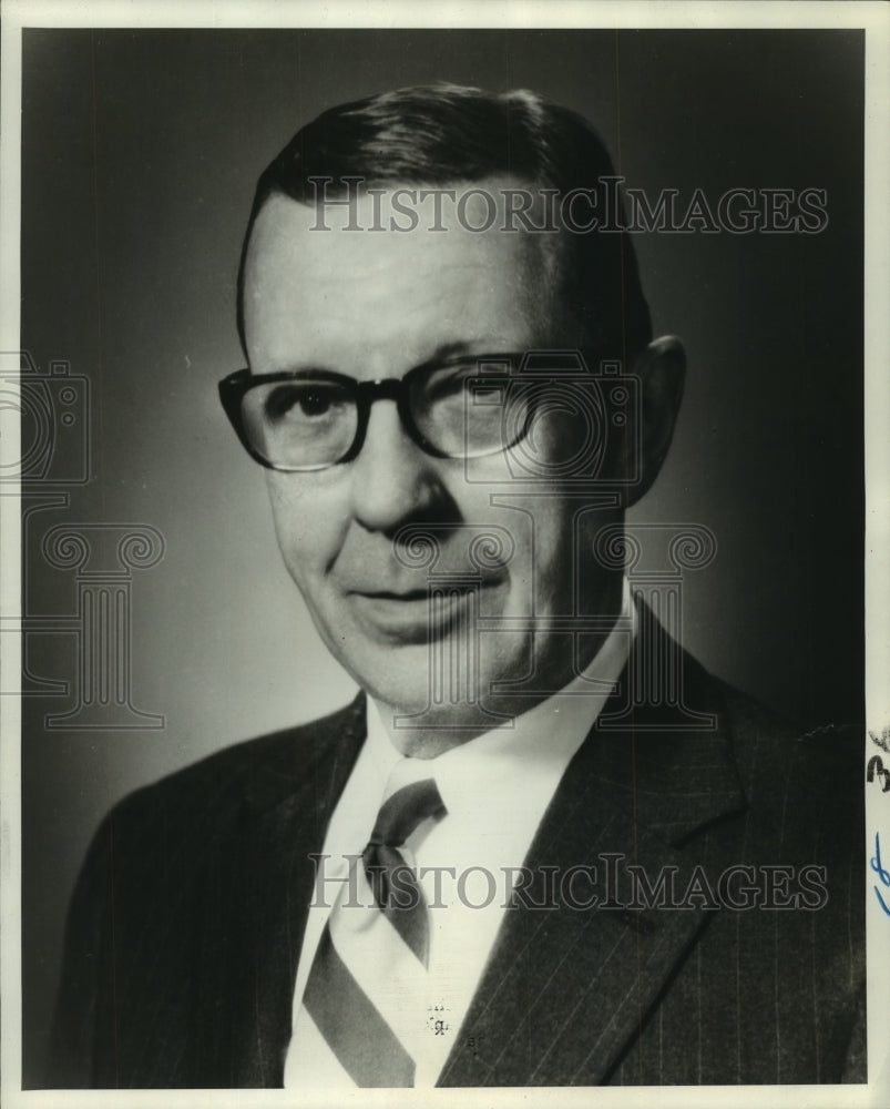 1972 Press Photo Charles A. Winding, Marine Midland Banks, Albany, New York