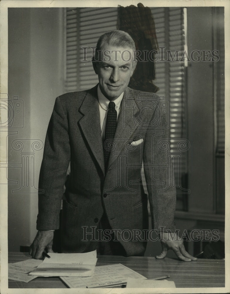 1959 Press Photo John Moore, Cornell University Automotive Crash Injury Research