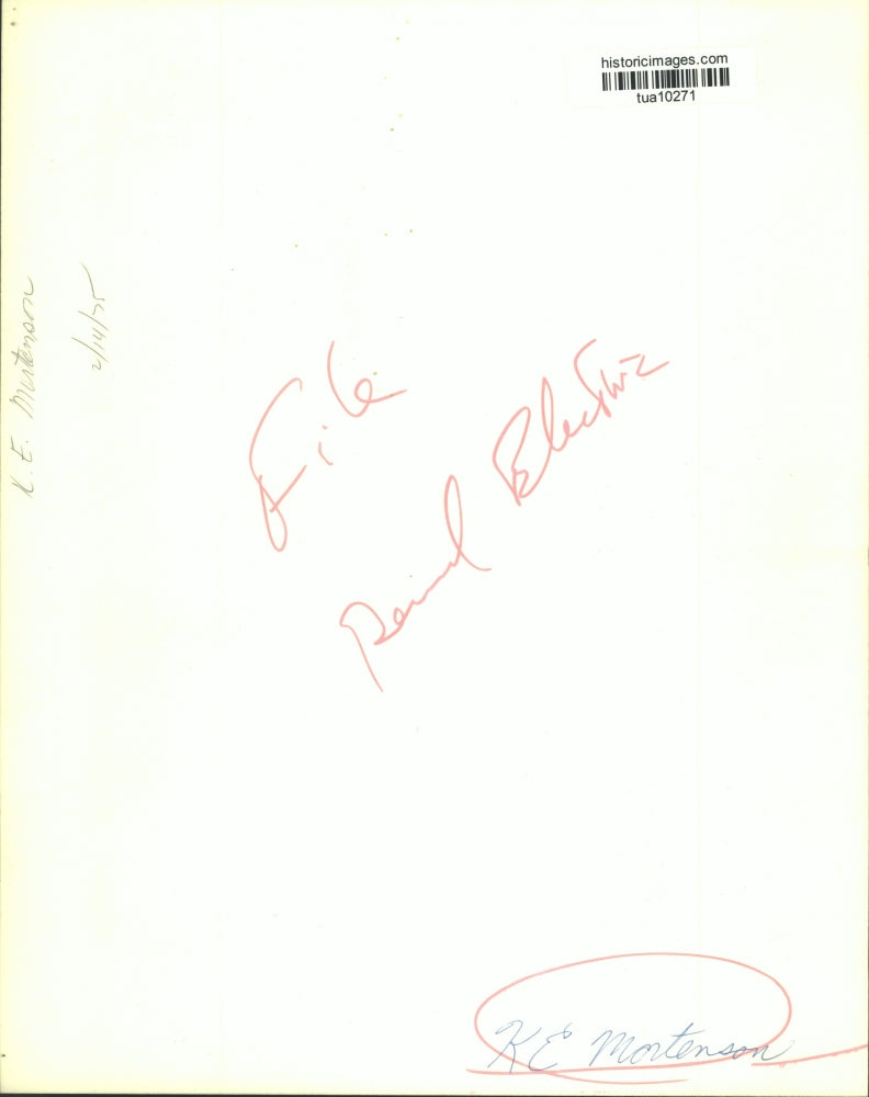 1975 Press Photo K.E. Mortenson - tua10271