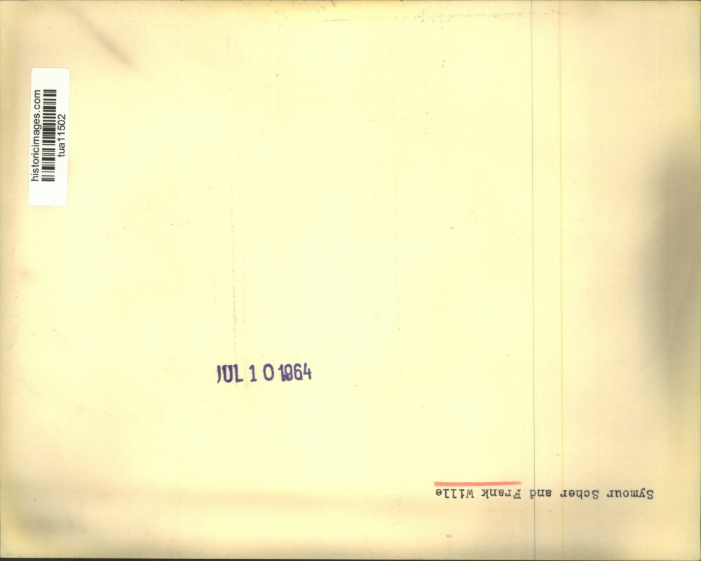 1964 Press Photo Seymour Scher and Frank Wille - tua11502