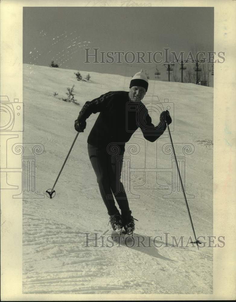 1968 Press Photo Othmar Schmeider skiing - tua11953- Historic Images