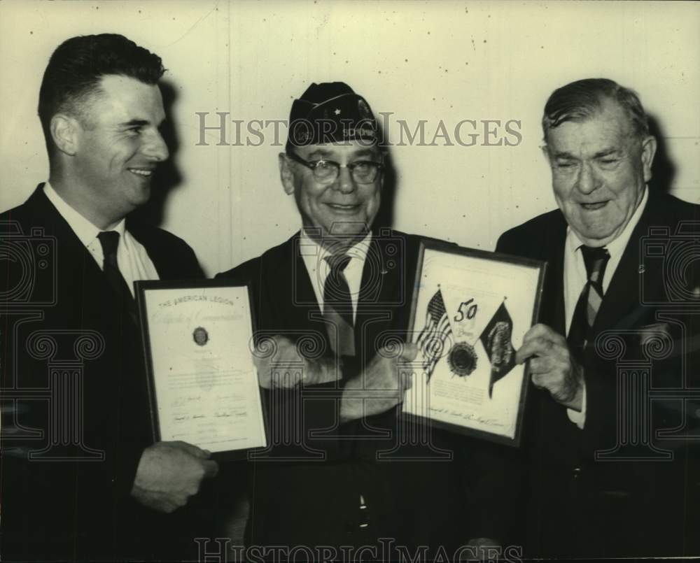 Press Photo Schoharie, New York American Legion members - tua12256