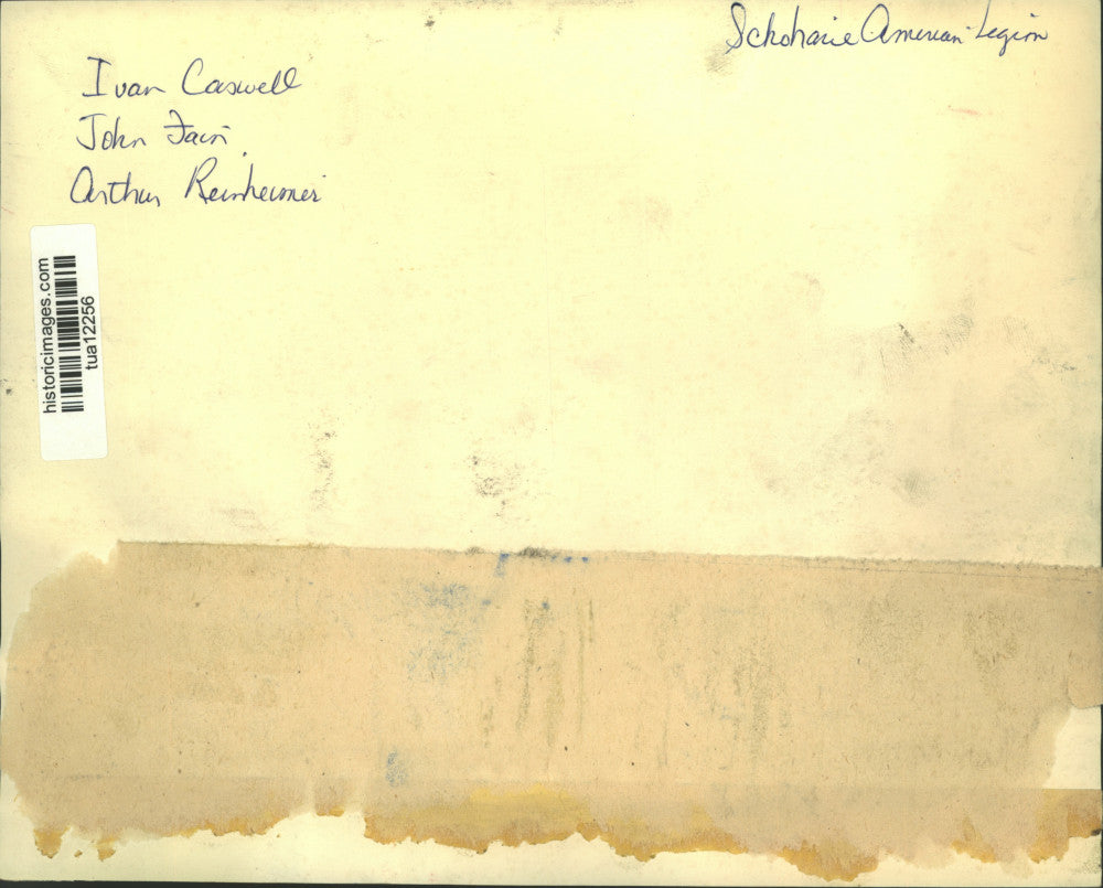 Press Photo Schoharie, New York American Legion members - tua12256