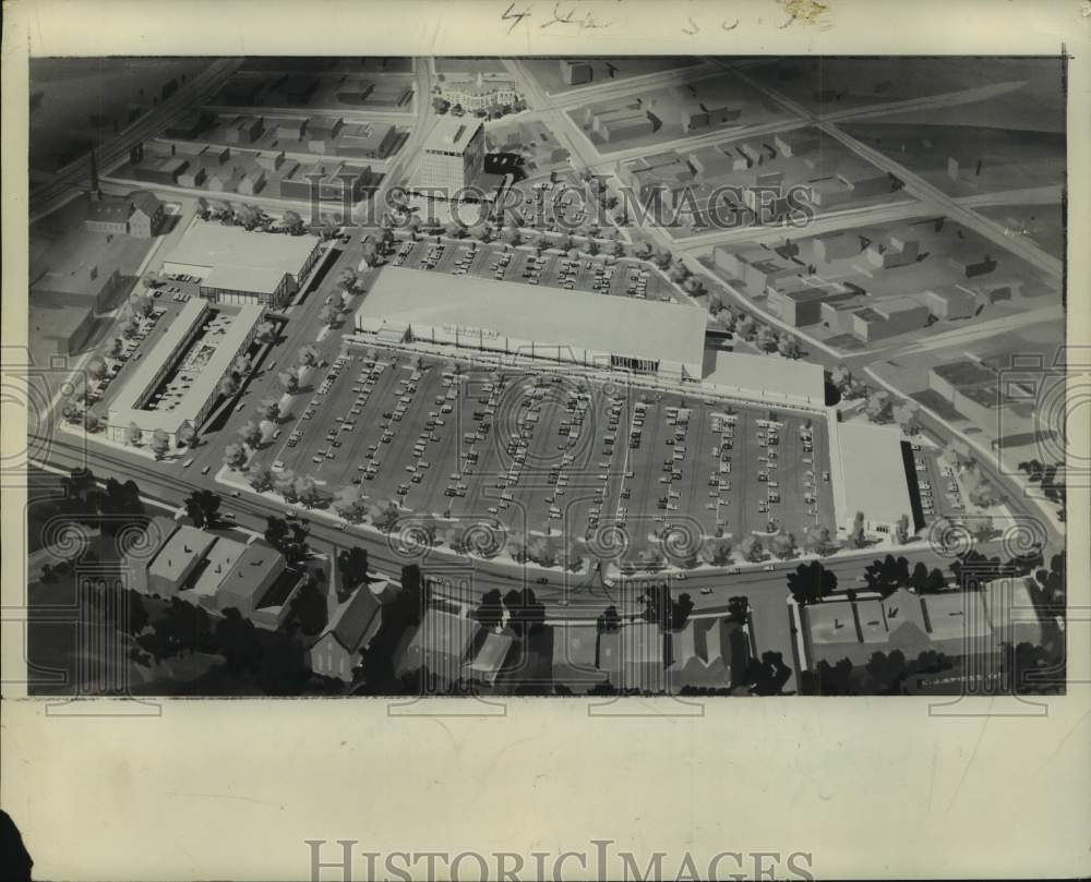 1961 Press Photo Schenectady, New York, Redevelopment area plans - tua12593- Historic Images