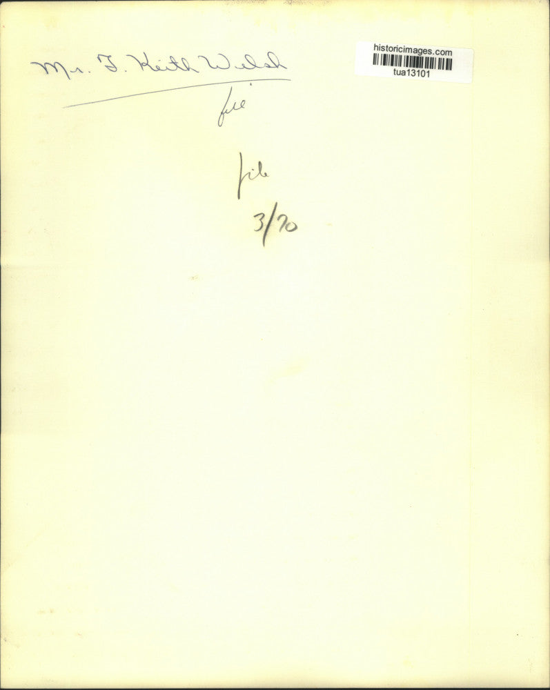 1970 Press Photo Mr. J. Keith Welsh - tua13101