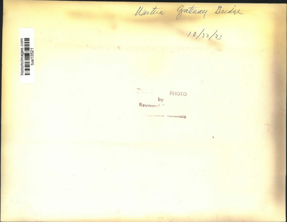 1973 Press Photo Construction on Western Gateway Bridge in Scotia, New York