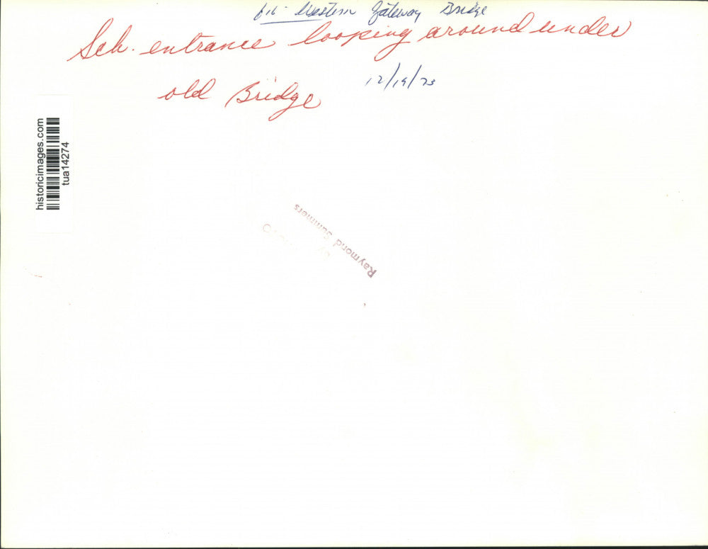 1973 Press Photo Western Gateway Bridge Schenectady, NY entrance - tua14274