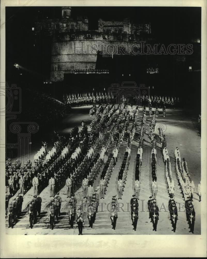 Press Photo Military Tattoo Festival in Edinburgh, Scotland - tua14538- Historic Images