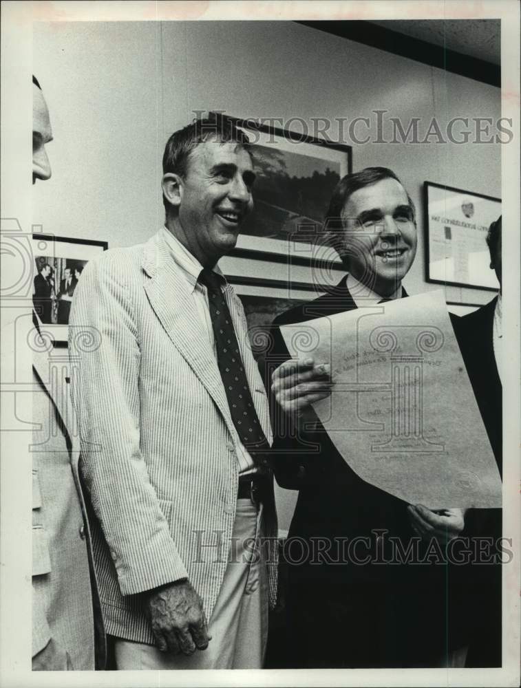 1979 Press Photo Donald Wert &amp; James Tilly in New York - tua14623- Historic Images