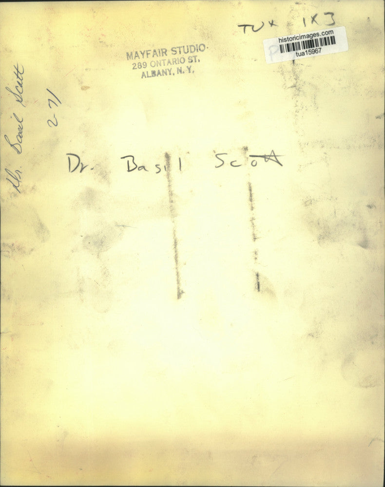 1971 Press Photo Dr. Basil Scott - tua15967