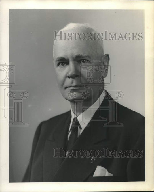 1953 Press Photo Edward N Scheibering. Fay Advertising Agency - tua17635