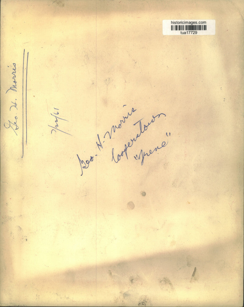 1961 Press Photo George H. Morris, Cooperstown, New York. "Gene" - tua17729