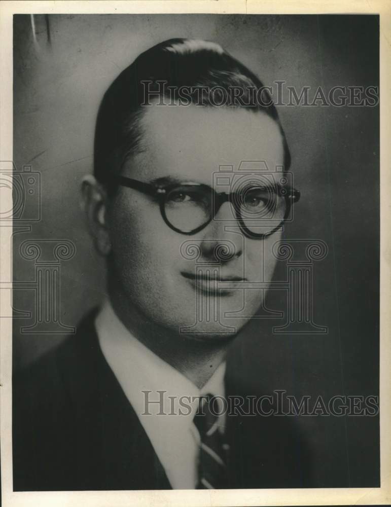 1967 Press Photo Edgar A. Sandman,Vice-President of First Trust Company