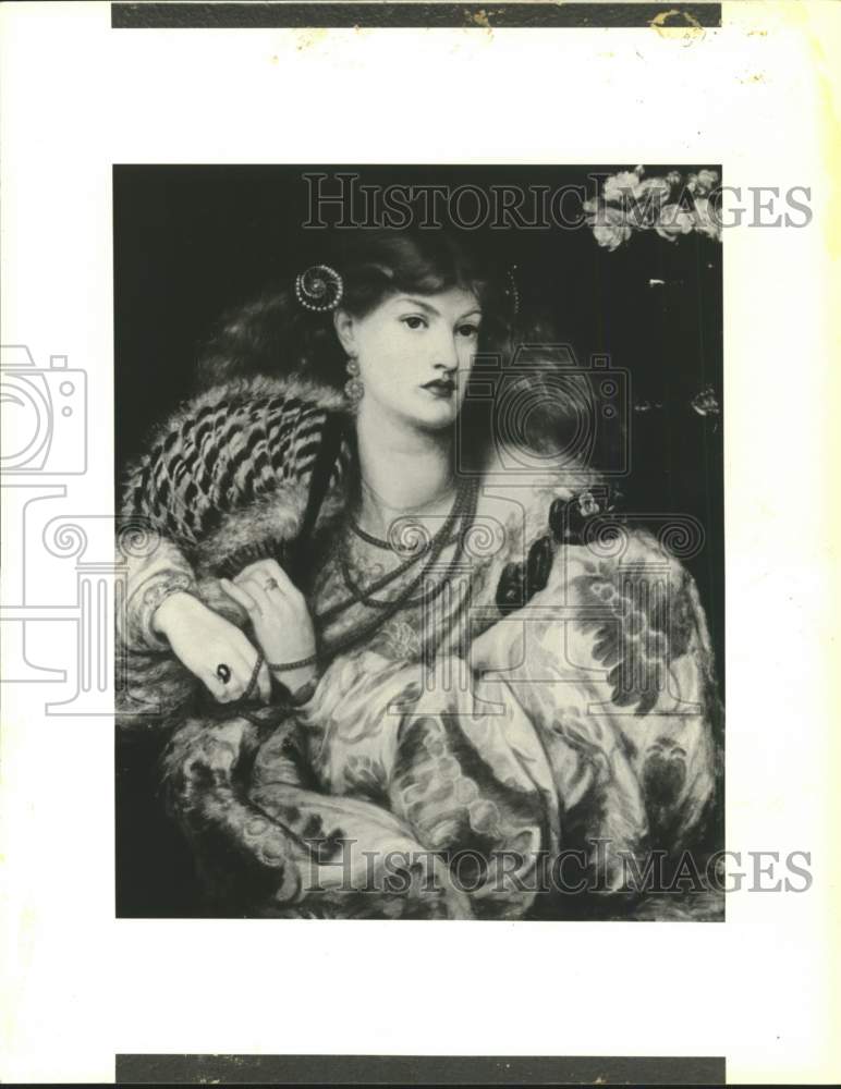 1828 Press Photo "Monna Vanna" portrait by Gabriel Rosetti - tua19292