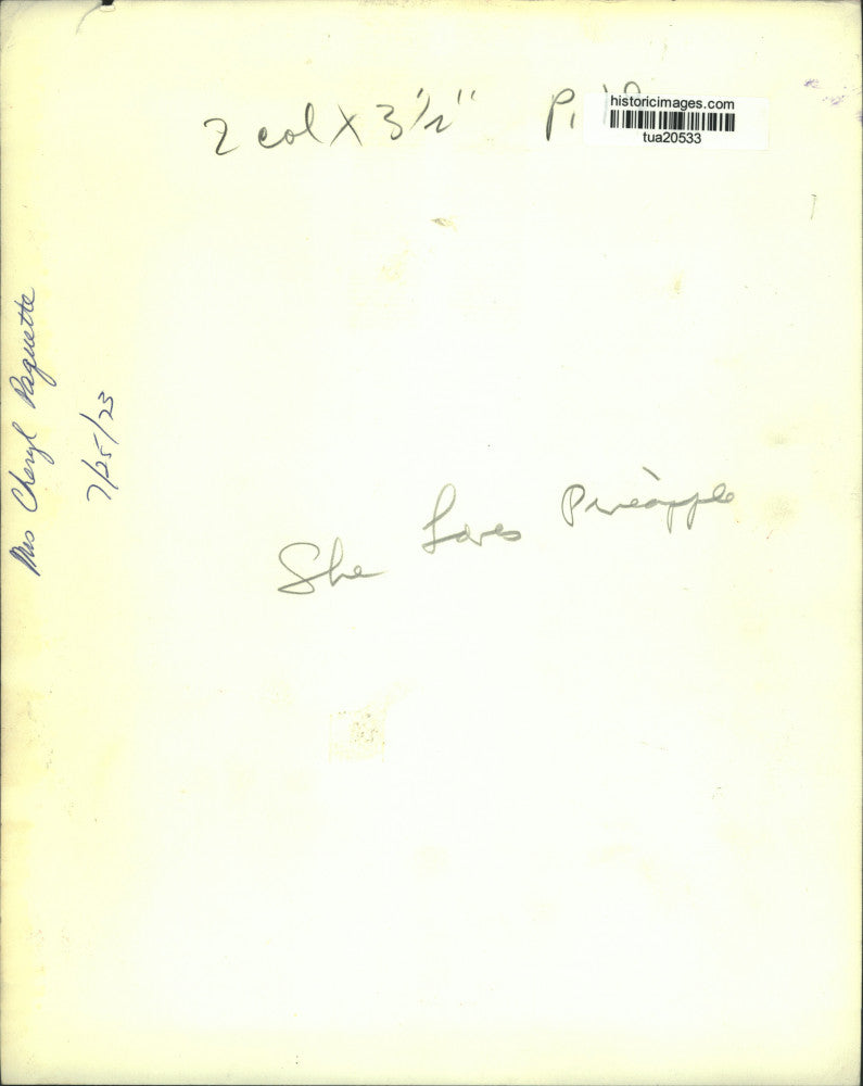 1972 Press Photo Cheryl Paquette, New York - tua20533