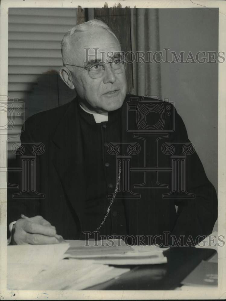 1960 Press Photo Most Reverend William A. Scully, Bishop, New York - tua20698
