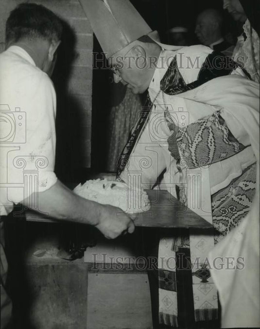 1956 Press Photo Most Reverend William A. Scully, Albany, New York - tua20706